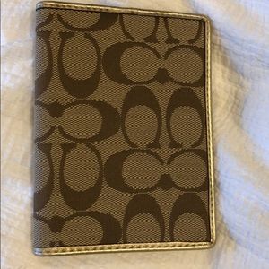 Coach passport holder